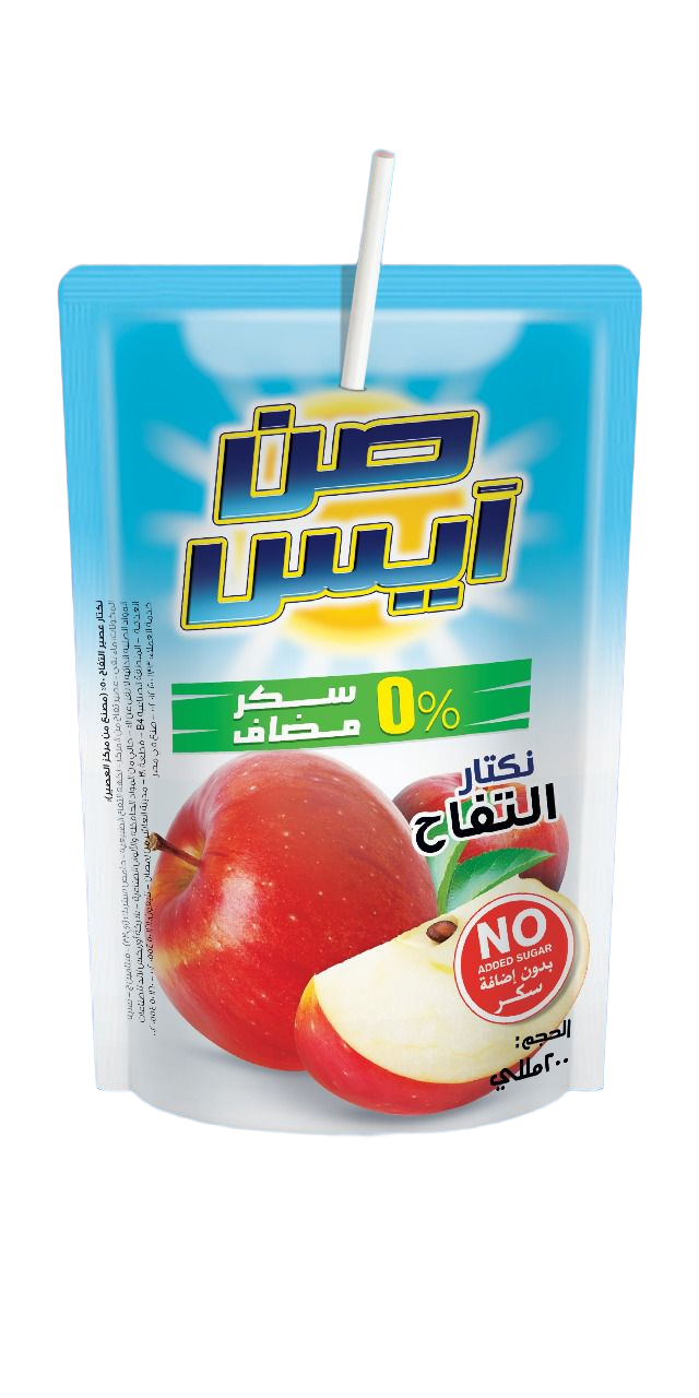 nectar without added sugar  نكتار تفاح بدون اضافه سكر
